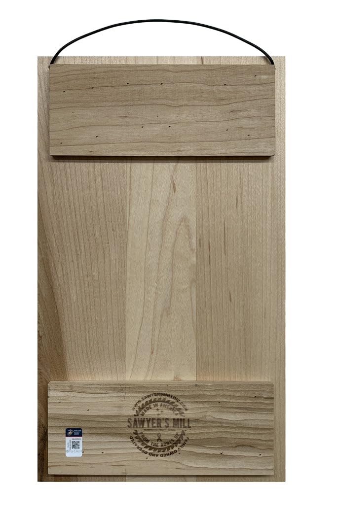 U.S.M.C. Hymn. 7x12 inches. Rough-Sawn Maple. United States Marine Corps Officially Licensed. Wire Hanger and Stand Included.