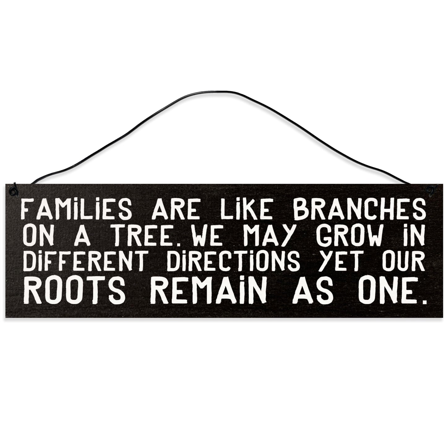 Branches on a Tree | Handmade | Wood Sign | Wire Hanger/Stand | UV Printed | Solid Maple