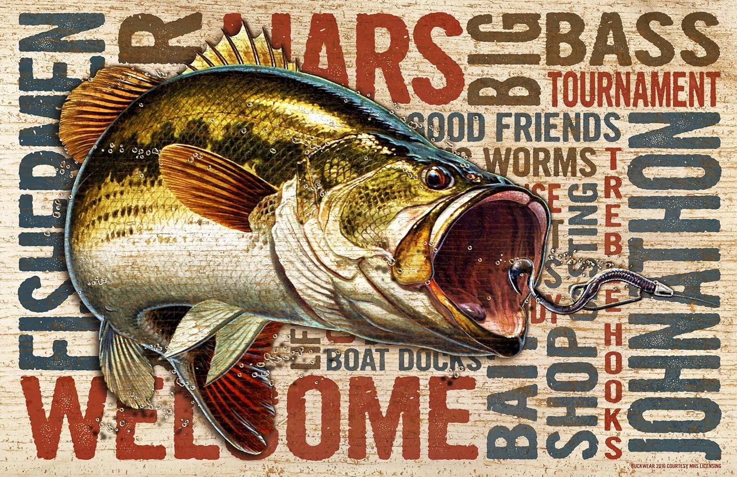 Largemouth Bass Personalized Print