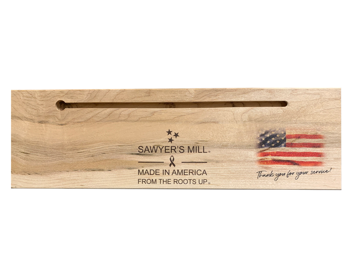 Semper Fi – USMC Solid Maple Wood Sign with Emblem