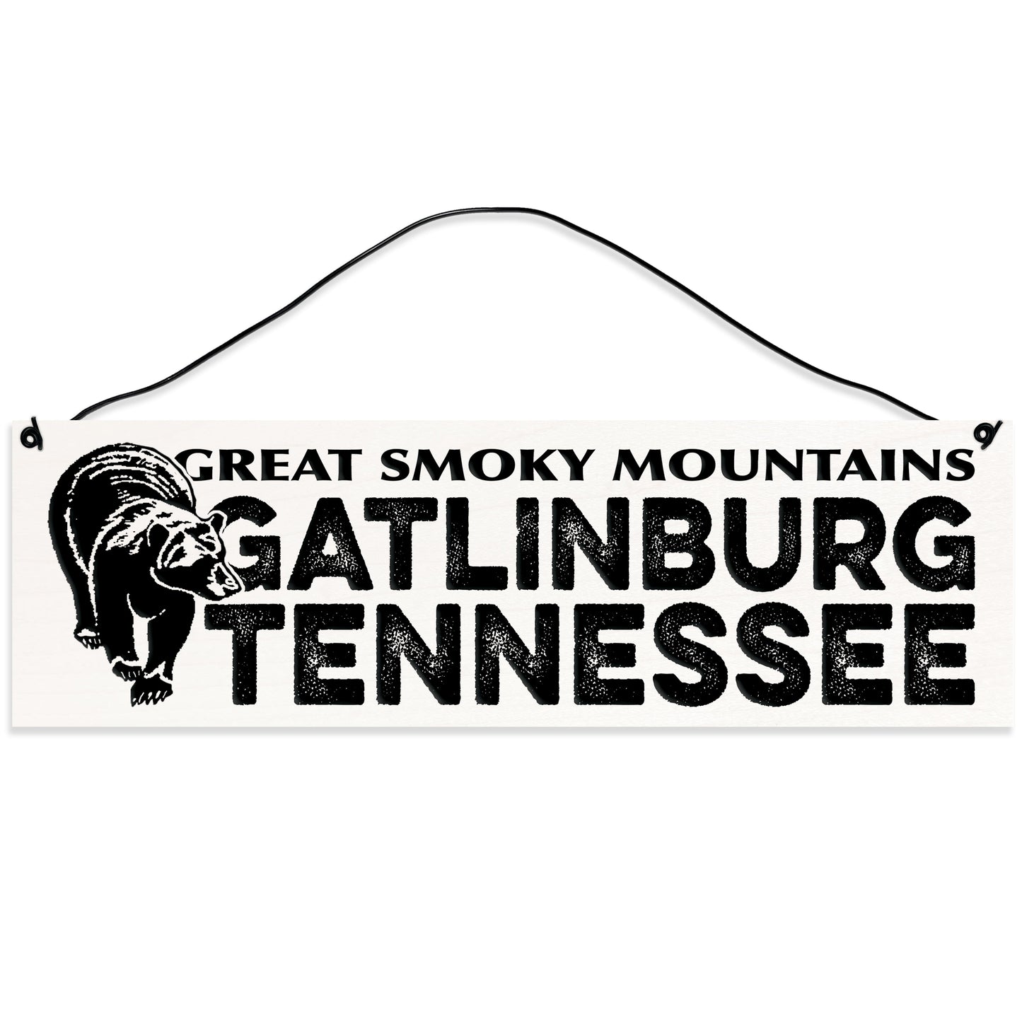 Sawyer's Mill - Great Smoky Mountains. Gatlinburg. Wood Sign for Home or Office. Measures 3x10 inches.