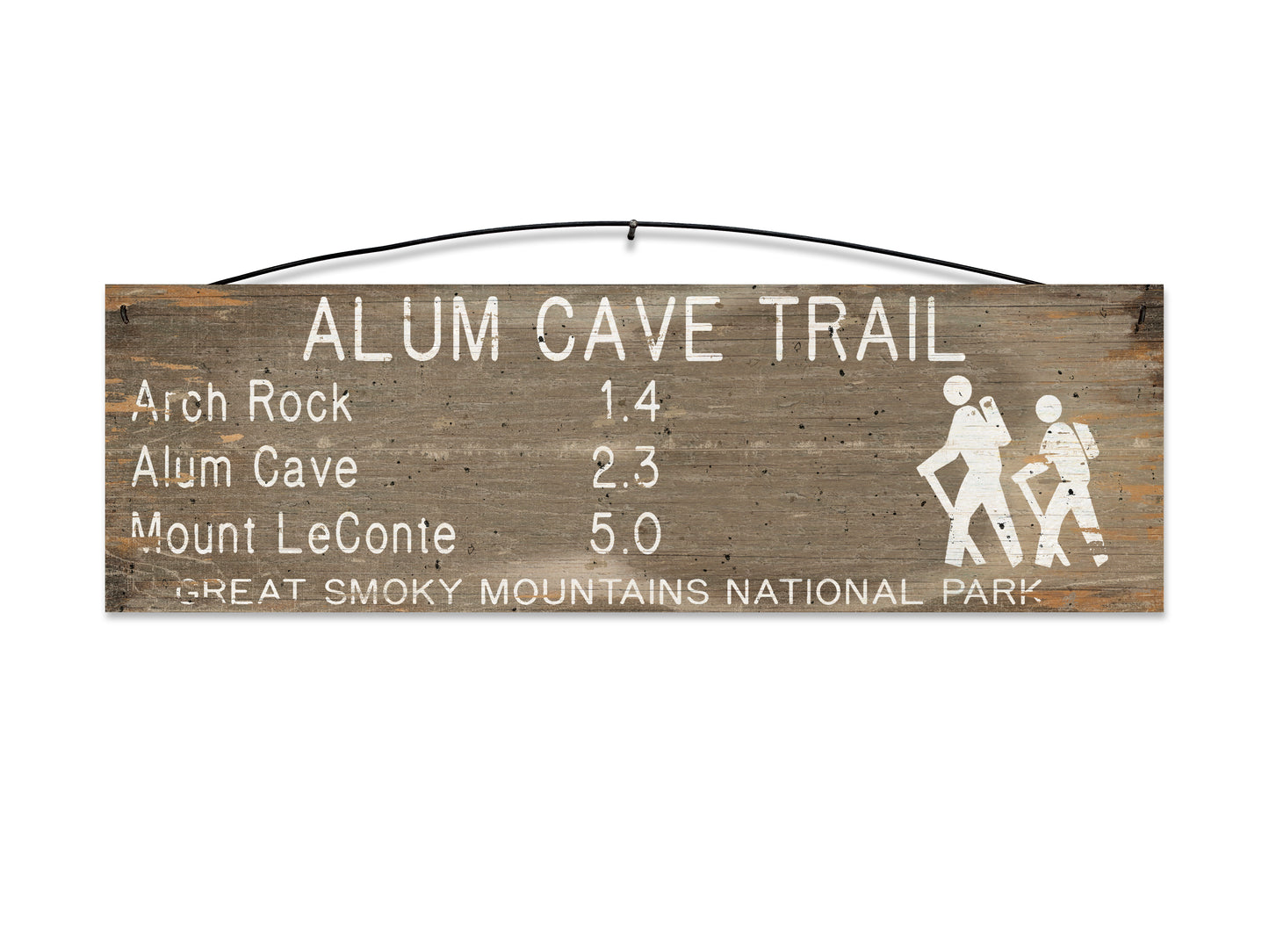 Alum Cave Trail Marker Custom Cabin Sign | Wood Sign | Cabin Decor | Mountain Decor | Man Cave Sign | Lake House Decor | Rustic Wood Sign | Cottage Decor | Anniversary Gift