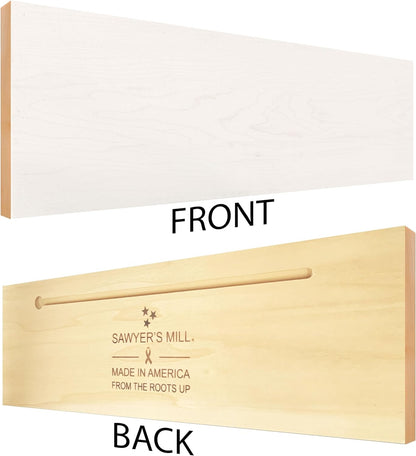 Camping. Serenity Prayer. Crafted from Solid Maple in our Tennessee Mill, this Wooden Sign Features a Keyhole Hanger for Wall Display.