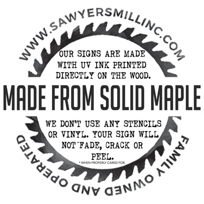 United States Marine Corp |USMC Rules for Gunfighting Wood Sign |Distressed Maple | 7x12 inches | Wire Hanger | Stand Included
