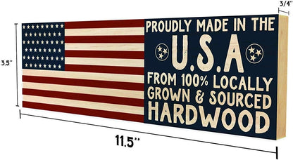 Sawyer's Mill Serenity Now! Wooden Sign – Solid Hardwood Wall Décor – Funny Gift for Seinfeld Fans – Small Rustic Sign for Office, Living Room, or Bedroom – Handmade Home Accent