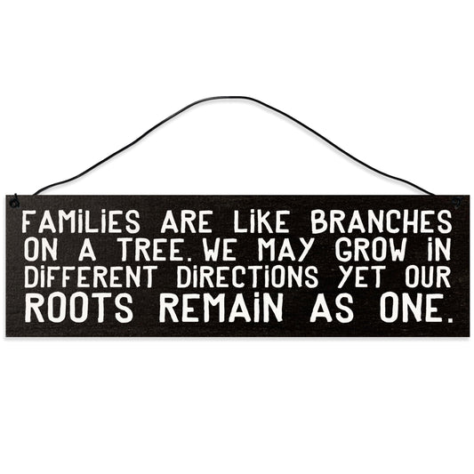 Branches on a Tree | Handmade | Wood Sign | Wire Hanger/Stand | UV Printed | Solid Maple