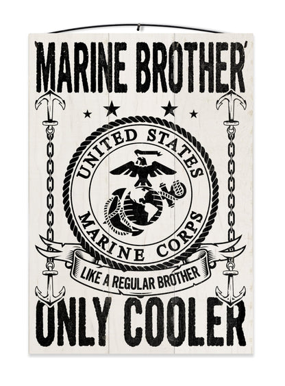 Marine Parent and Sibling Cooler Signs
