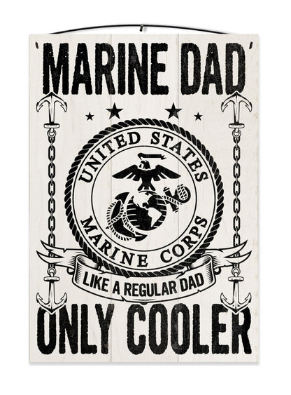 Marine Parent and Sibling Cooler Signs