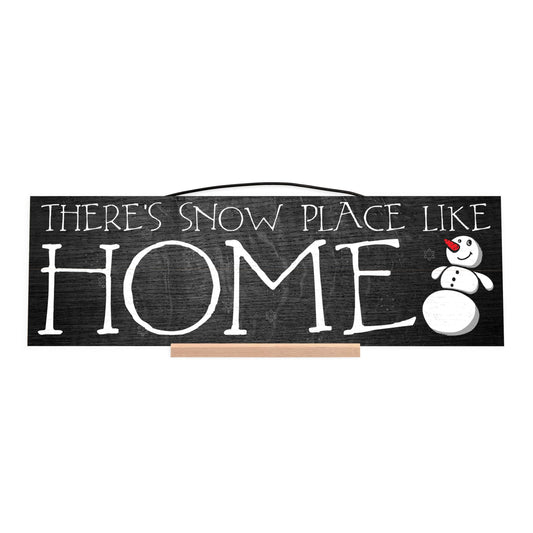 There's Snow Place like Home | Custom Cabin Sign | Wood Sign | Cabin Decor | Mountain Decor | Man Cave Sign | Lake House Decor | Rustic Wood Sign | Cottage Decor | Anniversary Gift