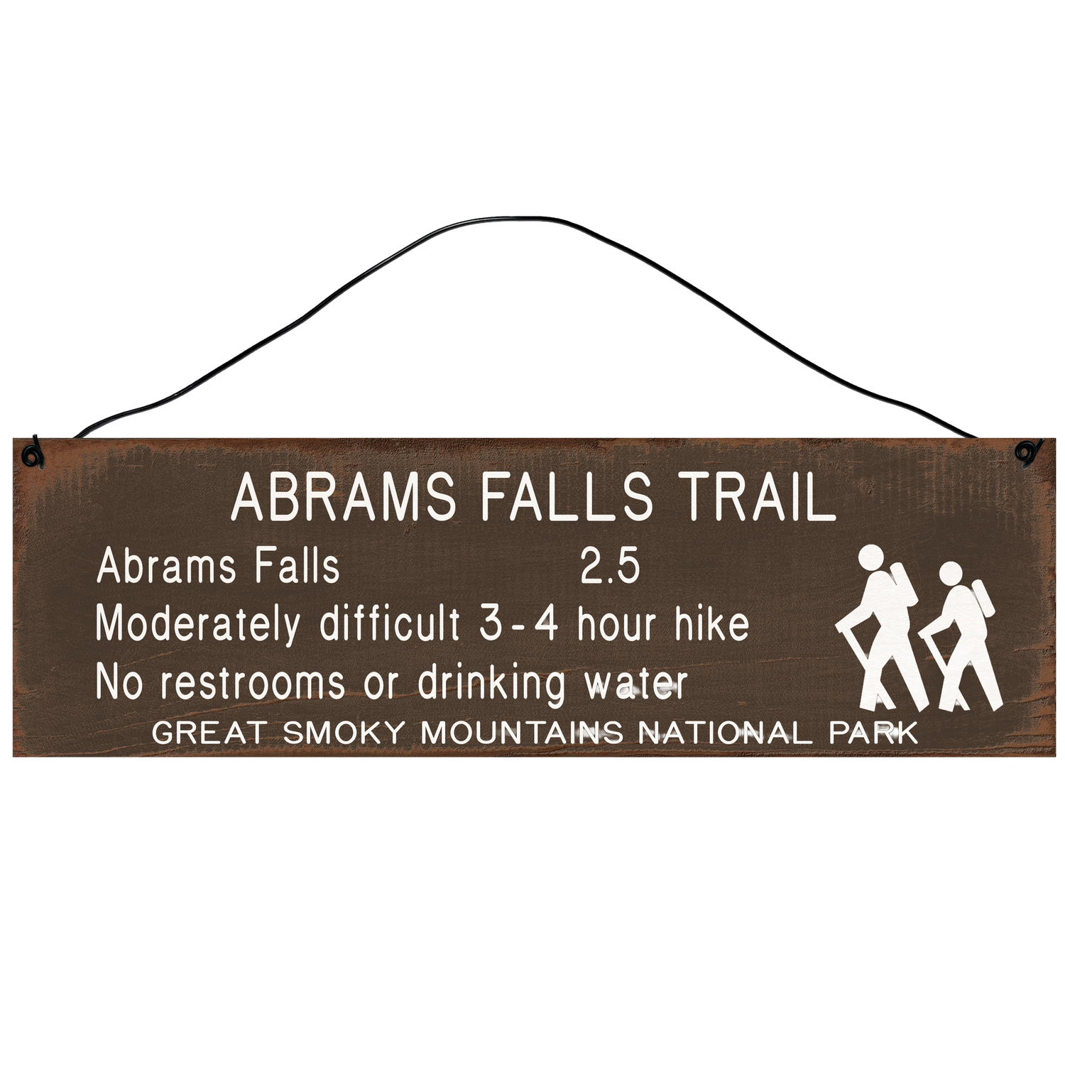Abrams Falls Trail Marker