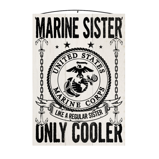 Marine Parent and Sibling Cooler Signs.