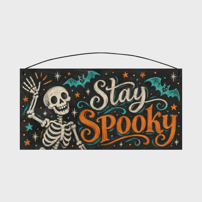 Stay Spooky 7x14 wood sign, rotation video
