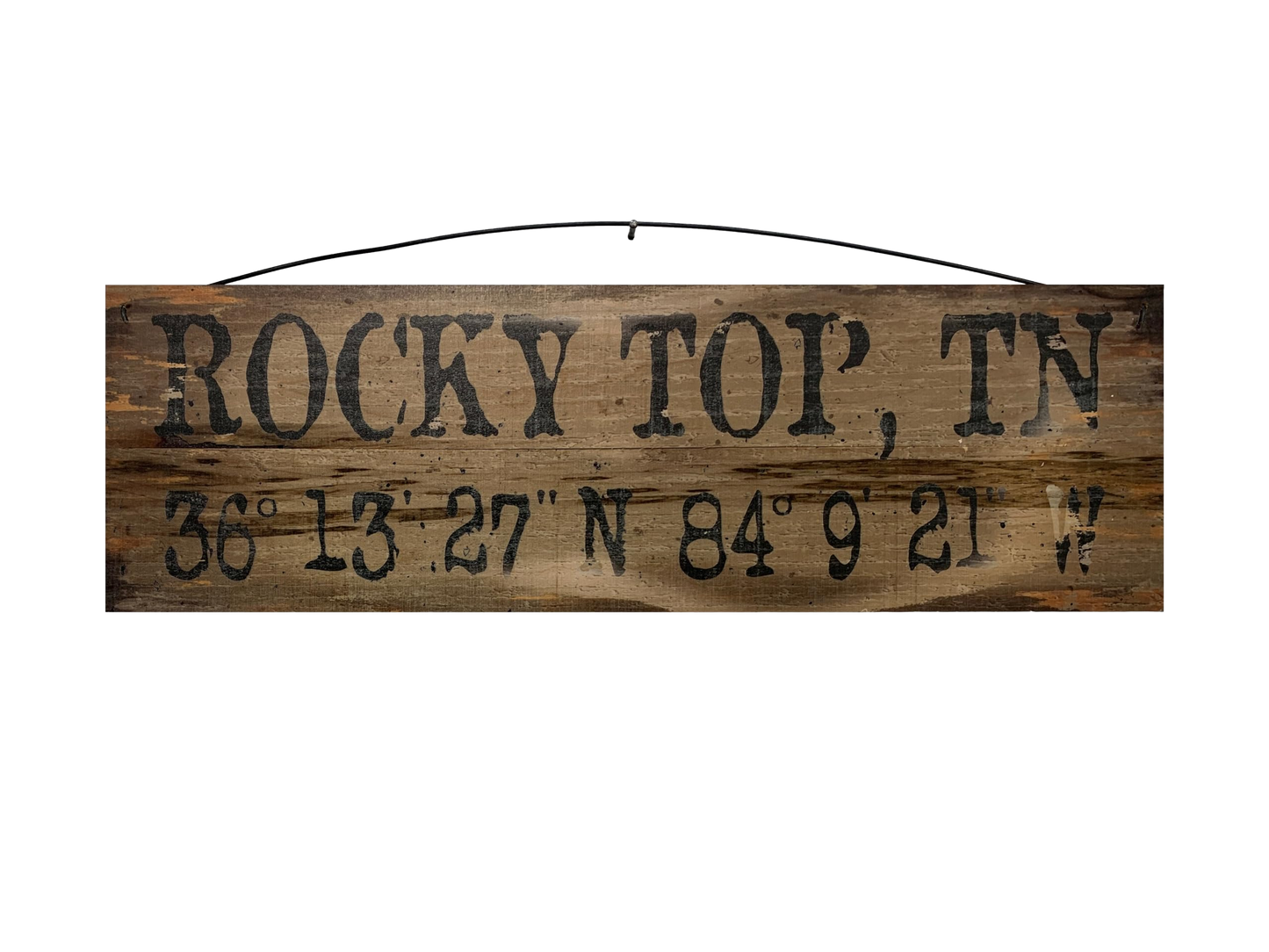Rocky Top, Tennessee Wood Sign, 5×16