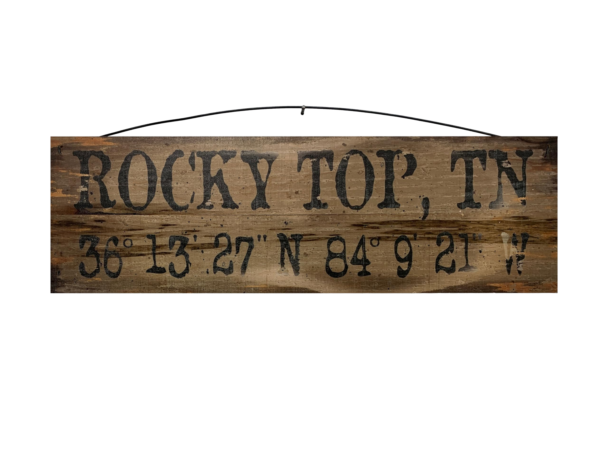 Rocky Top, Tennessee Wood Sign, 5×16