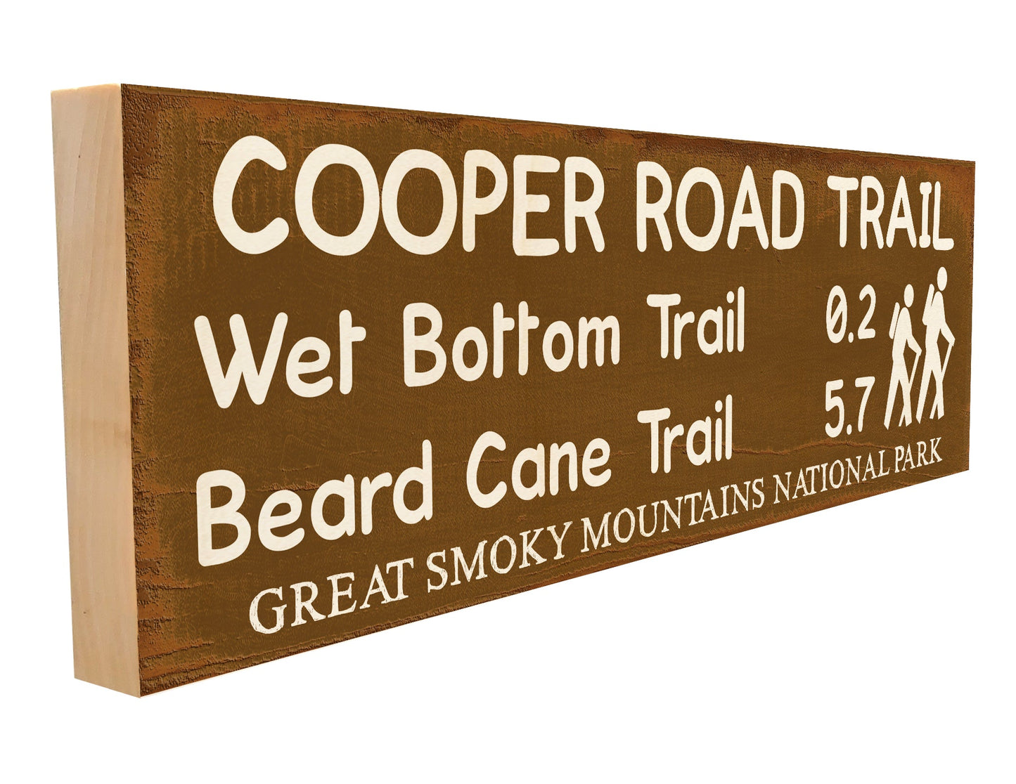 Cooper Road Trail Marker.