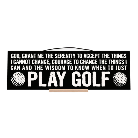 Golf. Serenity Prayer.