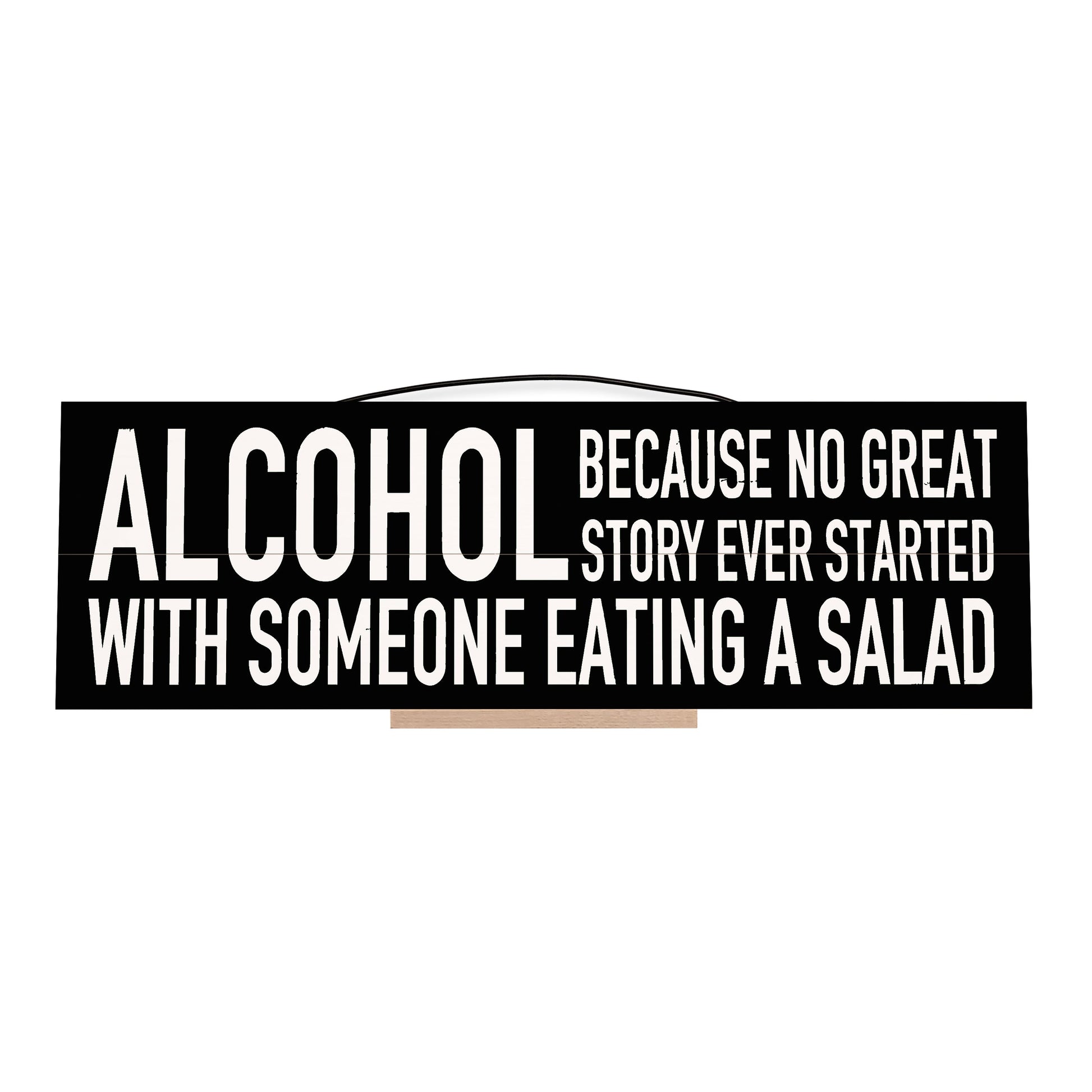 No Great Story Ever Started with Eating a Salad.