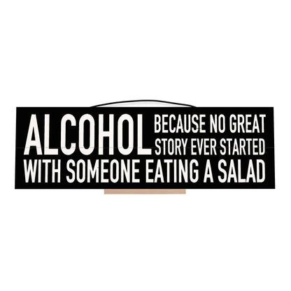 No Great Story Ever Started with Eating a Salad.