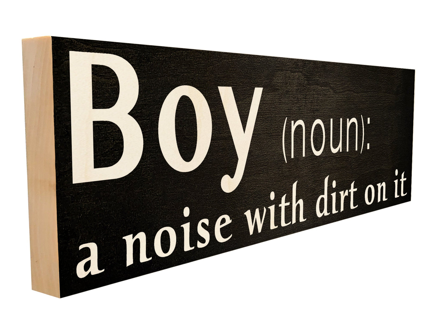 Boy. A Noise with Dirt on it.