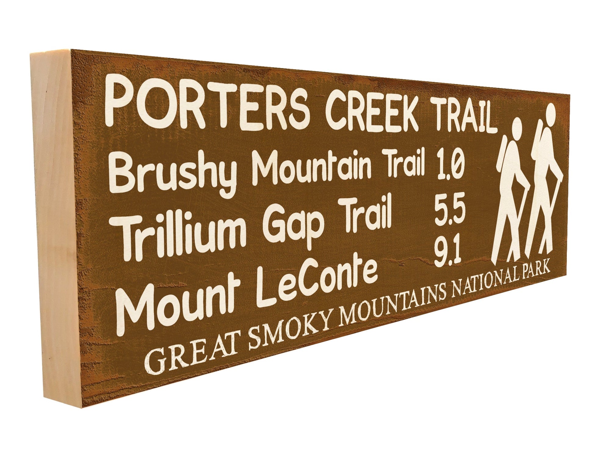 Porters Creek Trail Marker.