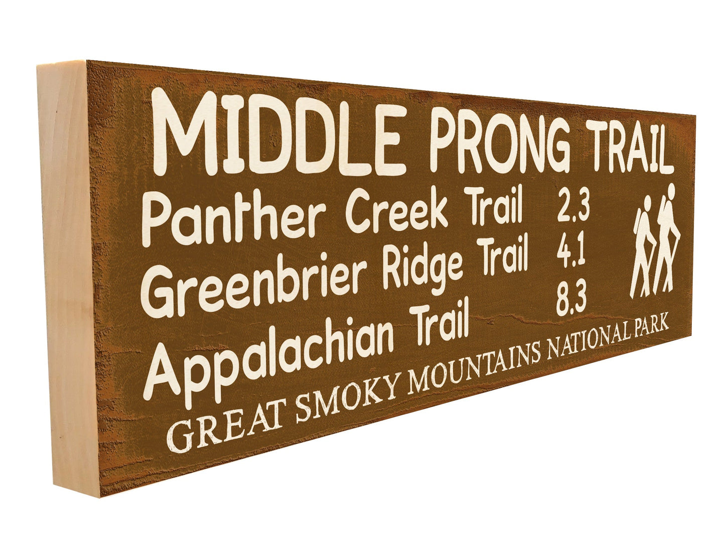 Middle Prong Trail Marker.
