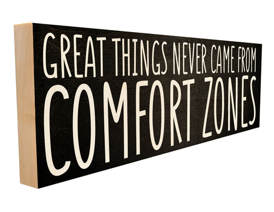 Comfort Zones.