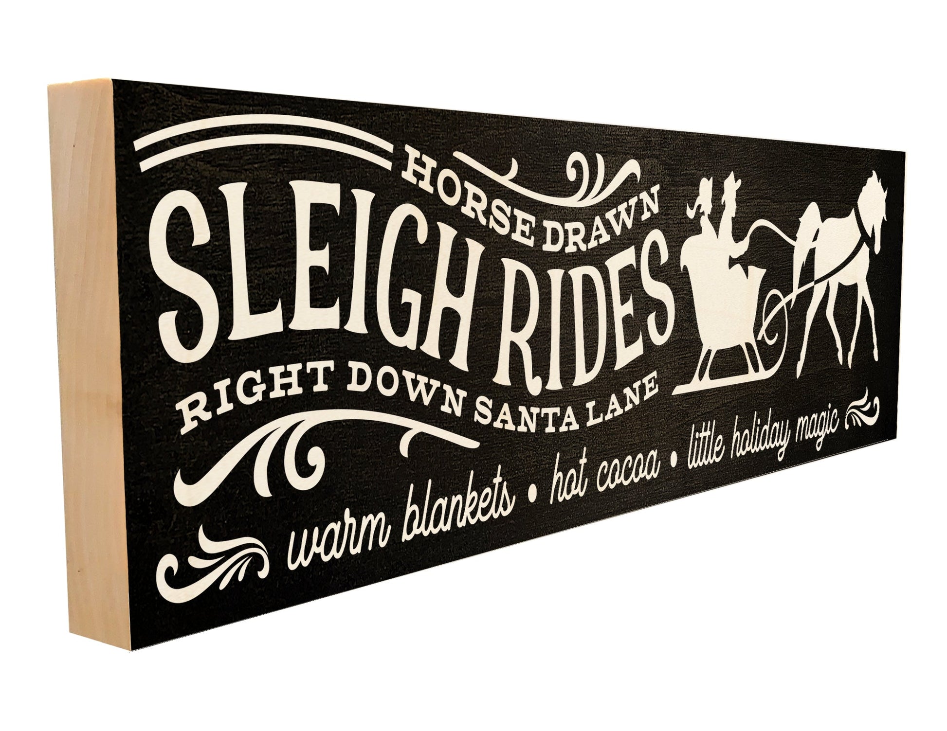 Horse Drawn Sleigh Rides.