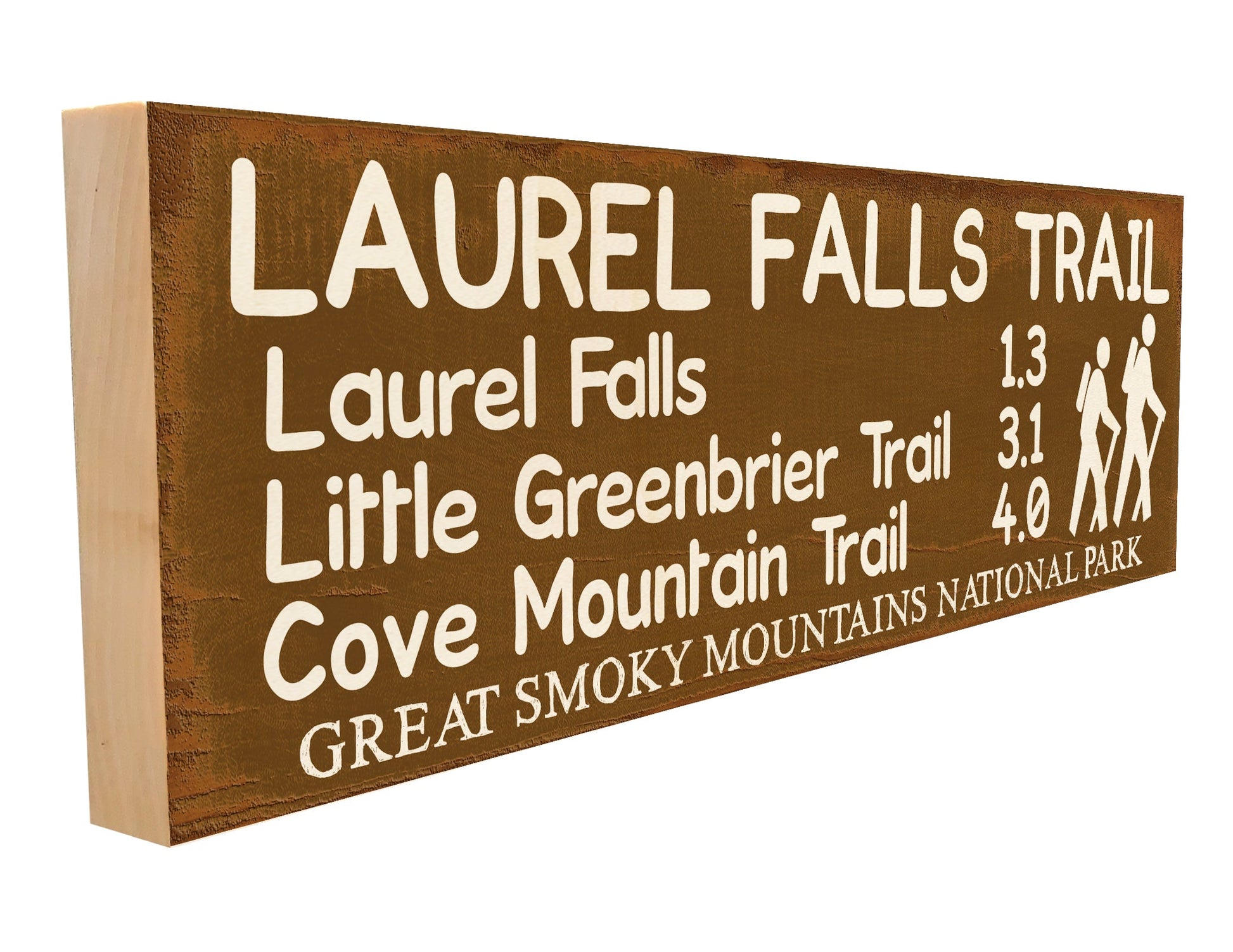 Laurel Falls Trail Marker.