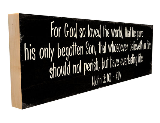 For God so Loved the World. John 3:16.