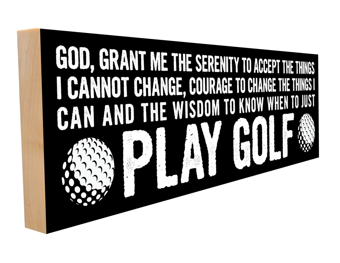 Serenity Prayer - Golf