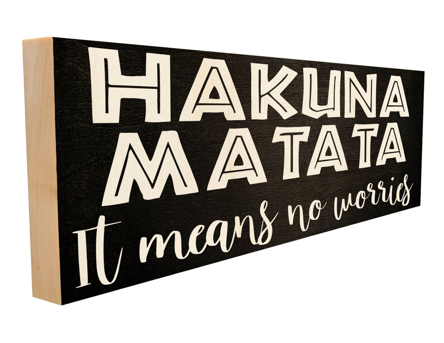 Hakuna Matata. It Means No Worries.